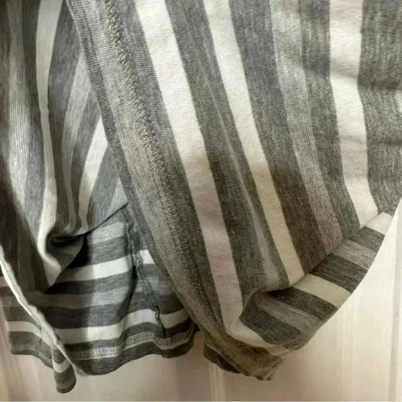 Stockhomme Evolution Shirt Stripes Front Pocket Grey & White Size Small - Picture 16 of 16